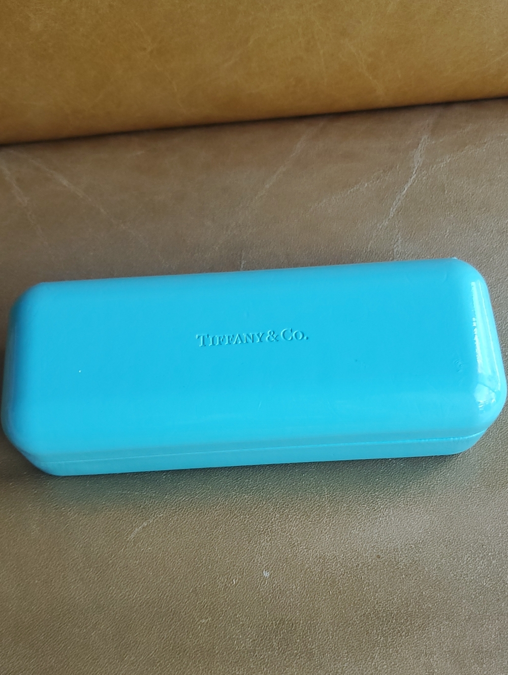 Tiffany & Co. Patent Leather Sunglasses Glass Hard Case